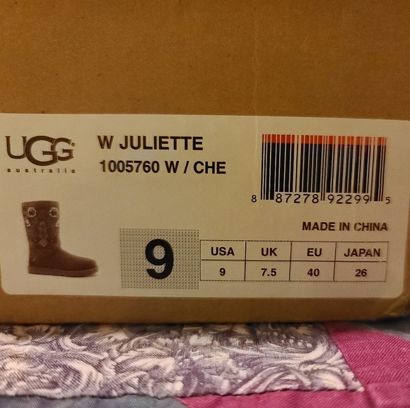 *SOLD* Floral Embroidered UGG Boots - Picture 10 of 10